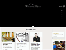 Tablet Screenshot of musik-theater.de
